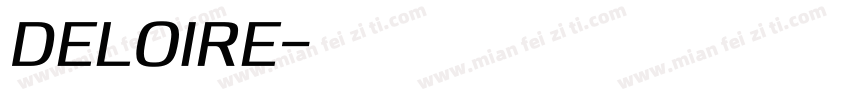 Deloire字体转换