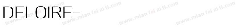 Deloire字体转换