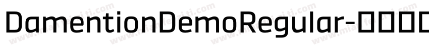DamentionDemoRegular字体转换