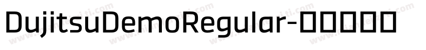 DujitsuDemoRegular字体转换