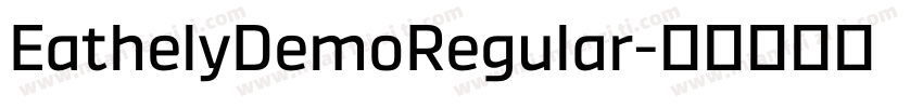 EathelyDemoRegular字体转换