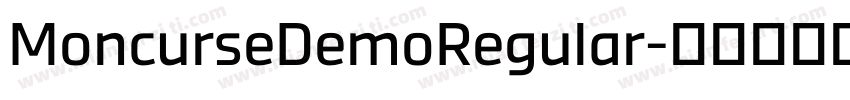 MoncurseDemoRegular字体转换