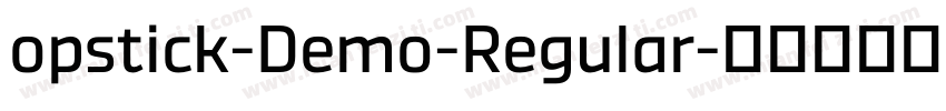 opstick-Demo-Regular字体转换