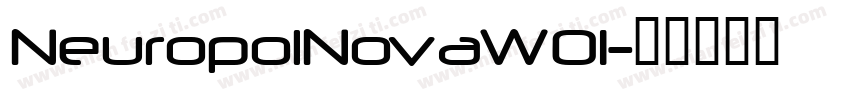 NeuropolNovaW01字体转换