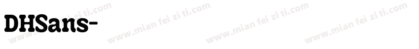 DHSans字体转换