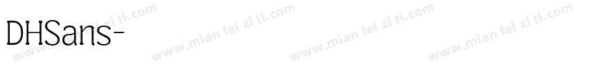 DHSans字体转换