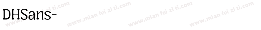 DHSans字体转换