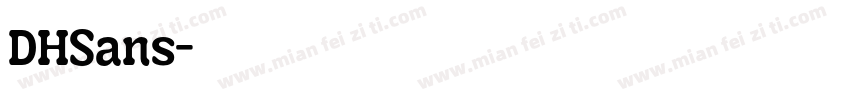DHSans字体转换
