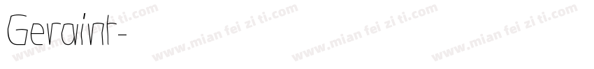 Geraint字体转换