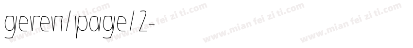 geren/page/2字体转换