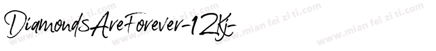 DiamondsAreForever-1ZKj字体转换