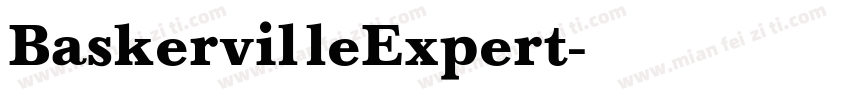 BaskervilleExpert字体转换