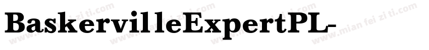 BaskervilleExpertPL字体转换