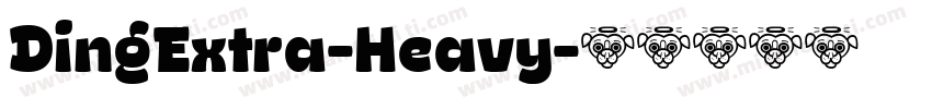 DingExtra-Heavy字体转换