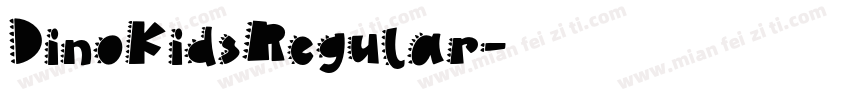 DinoKidsRegular字体转换