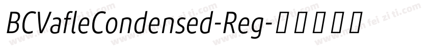 BCVafleCondensed-Reg字体转换
