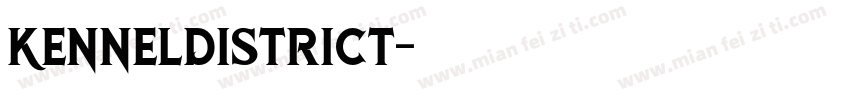 KennelDistrict字体转换
