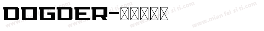 dogder字体转换