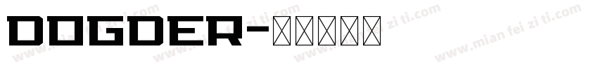 dogder字体转换
