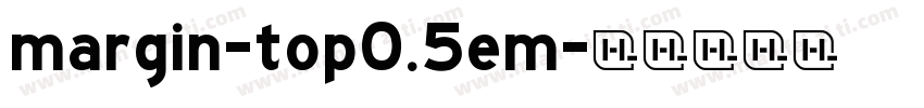 margin-top0.5em字体转换
