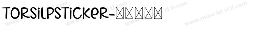 TorsilpSticker字体转换