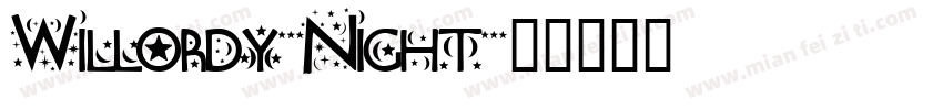 Willordy-Night字体转换