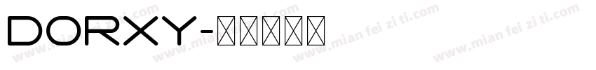 Dorxy字体转换