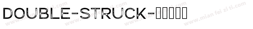 double-struck字体转换