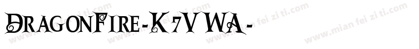 DragonFire-K7VWA字体转换