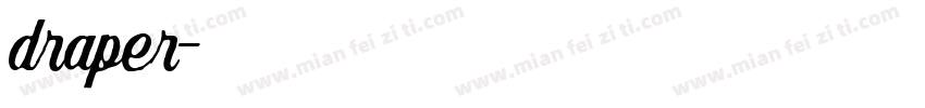 draper字体转换