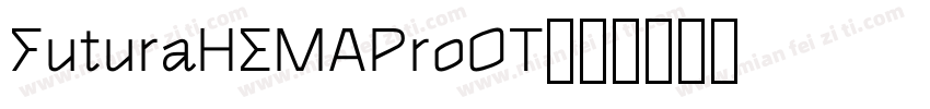 FuturaHEMAProOT字体转换