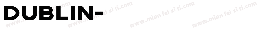 Dublin字体转换