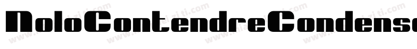 NoloContendreCondensed字体转换
