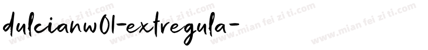 dulcianw01-extregula字体转换