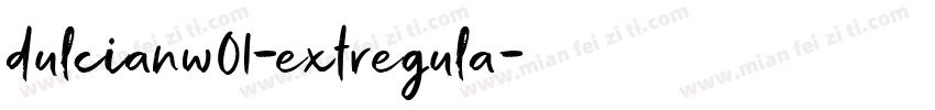 dulcianw01-extregula字体转换