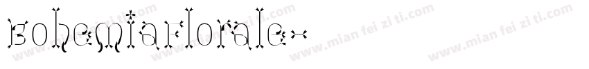 BohemiaFlorale字体转换