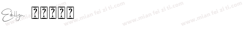 Edellyn字体转换