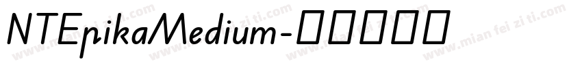 NTEpikaMedium字体转换