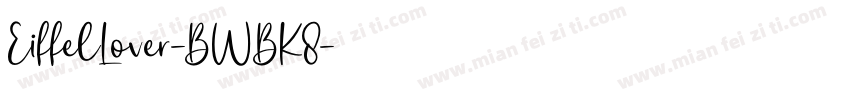 EiffelLover-BWBK8字体转换