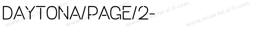 Daytona/page/2字体转换