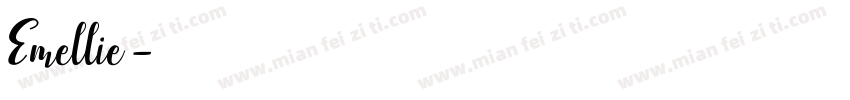 Emellie字体转换