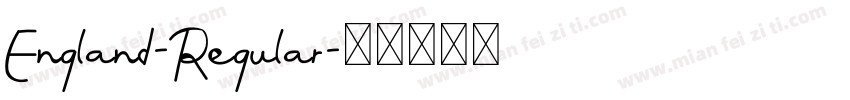 England-Regular字体转换