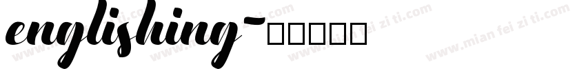 englishing字体转换
