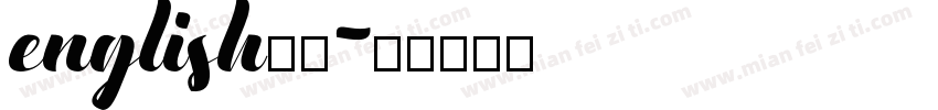 english字体字体转换