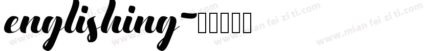 englishing字体转换