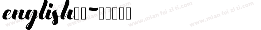 english字体字体转换
