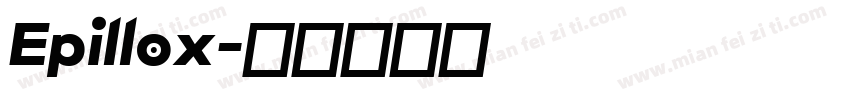 Epillox字体转换