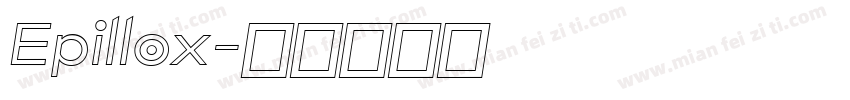 Epillox字体转换