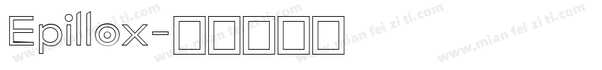 Epillox字体转换
