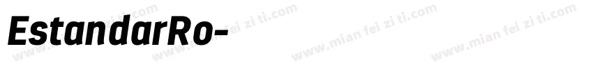 EstandarRo字体转换